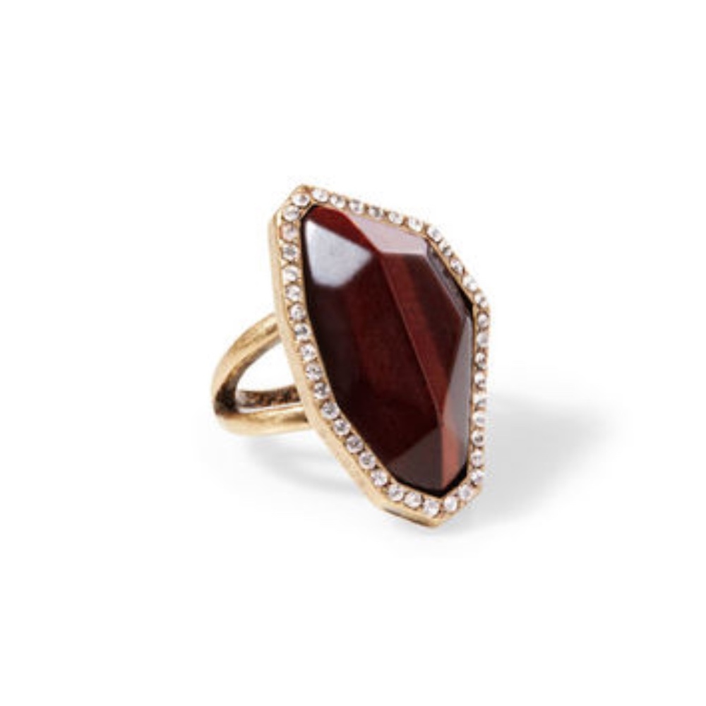 Chloe + Isabel Rebel Red Tiger Eye Ring sz 7